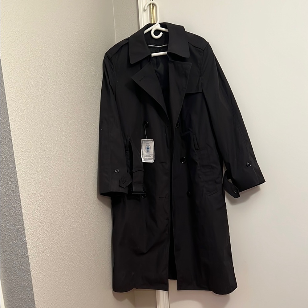 US ARMY Woman’s Black Trench Coat
